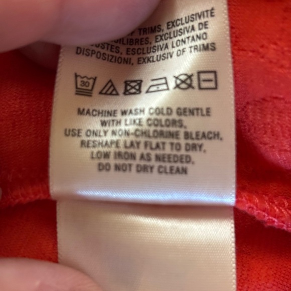 Anthropologie Maeve Coral Caye Scalloped Dress - Picture 5 of 8